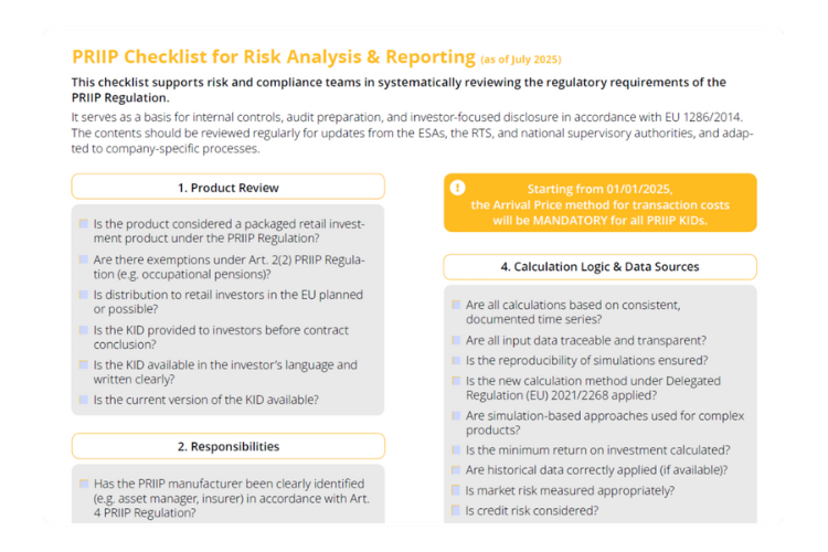 PRIIP-Checklist-EN